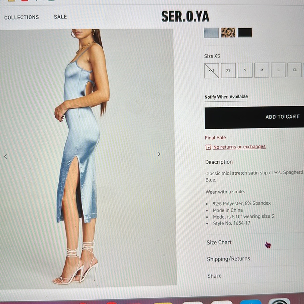 M midi SER.O.YA dress